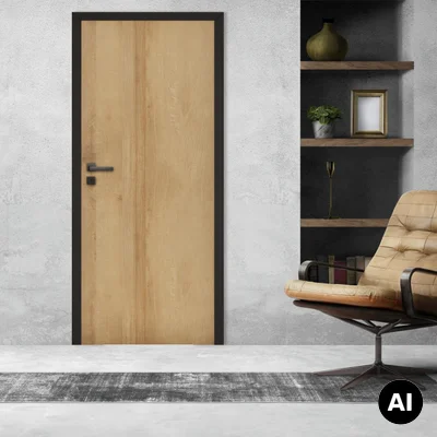 Komplet Drzwi + Ościeżnica regulowana Invado Loft prawe 80 cm bezprzylgowe , 100063796