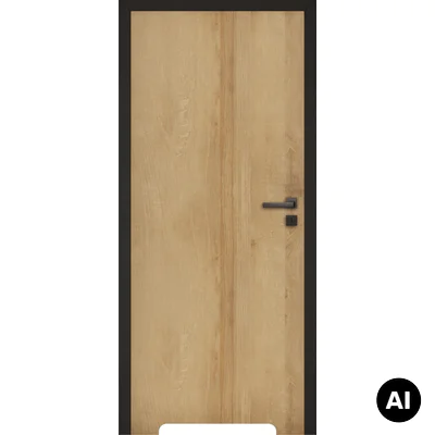 Komplet Drzwi + Ościeżnica regulowana Invado Loft lewe 80cm bezprzylgowe z podcięciem wentylacyjnym, 100063850