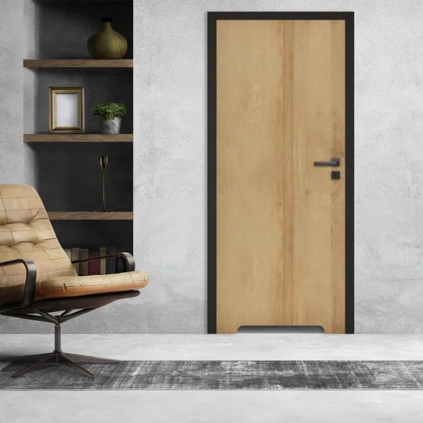 Komplet Drzwi + Ościeżnica regulowana Invado Loft lewe 80c