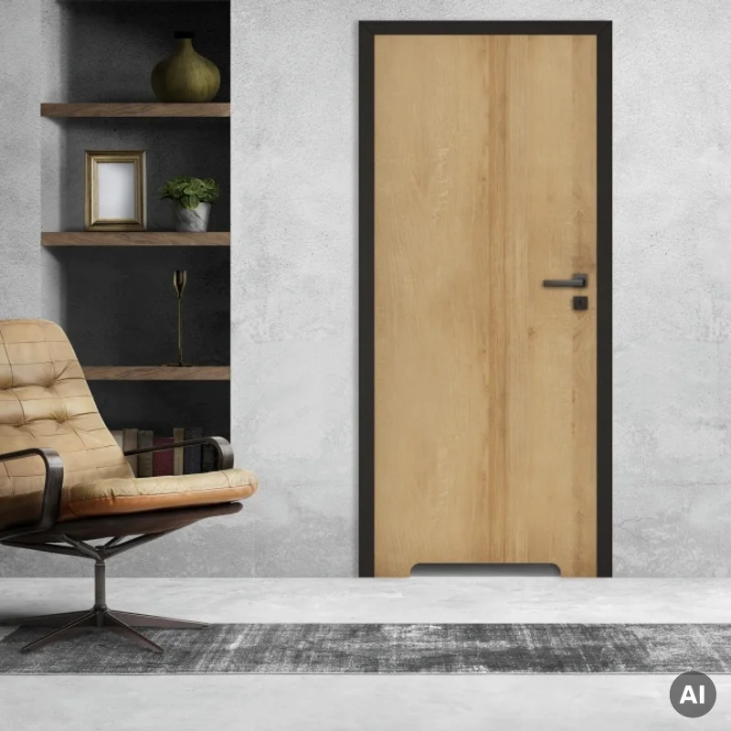 Komplet Drzwi + Ościeżnica regulowana Invado Loft lewe 80c