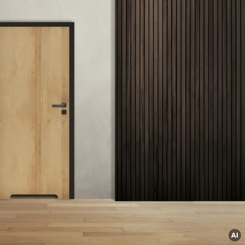 Komplet Drzwi + Ościeżnica regulowana Invado Loft lewe 80c