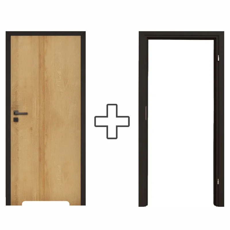 Komplet Drzwi + Ościeżnica regulowana Invado Loft prawe 80
