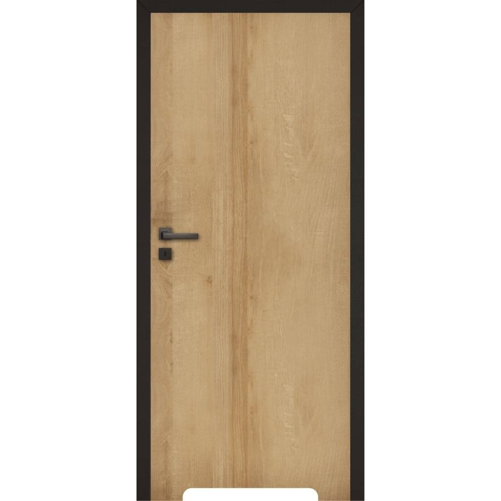 Drzwi wewnętrzne Komplet Drzwi + Ościeżnica regulowana Invado Loft prawe 80cm bezprzylgowe z podcięciem wentylacyjnym