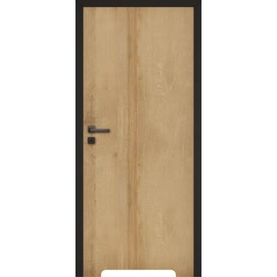 Drzwi wewnętrzne Komplet Drzwi + Ościeżnica regulowana Invado Loft prawe 80cm bezprzylgowe z podcięciem wentylacyjnym