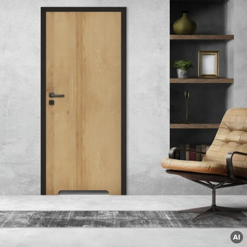 Komplet Drzwi + Ościeżnica regulowana Invado Loft prawe 80