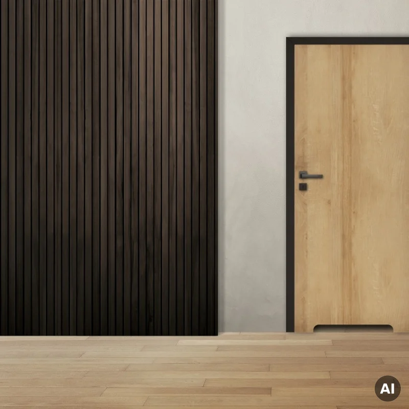 Komplet Drzwi + Ościeżnica regulowana Invado Loft prawe 80