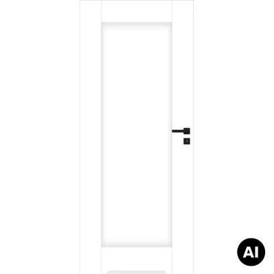 Drzwi Estra 5 przylgowe WC lewe 70cm, 5901316084690