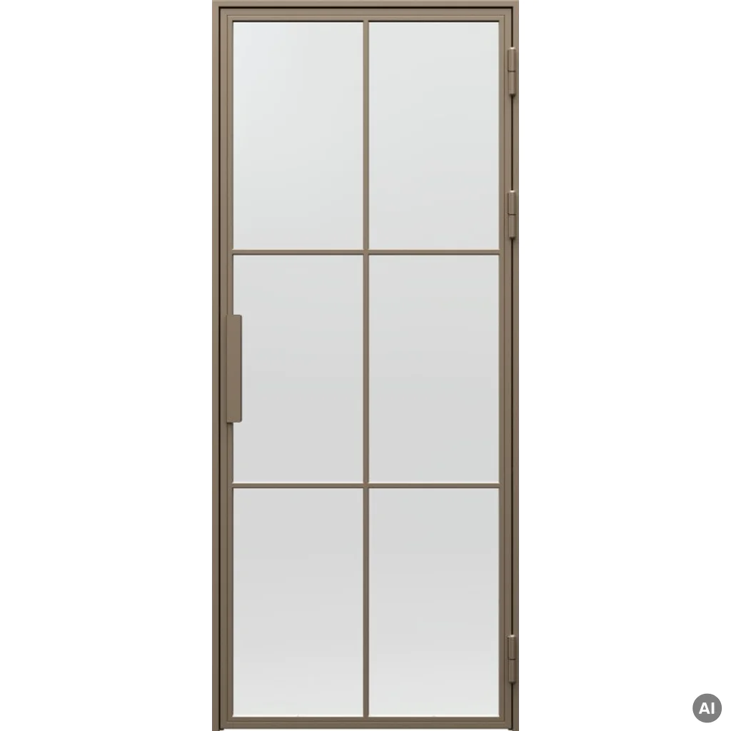Drzwi Model 1, Drzwi wewnętrzne, PORTA LOFT STALOWE, PORTA