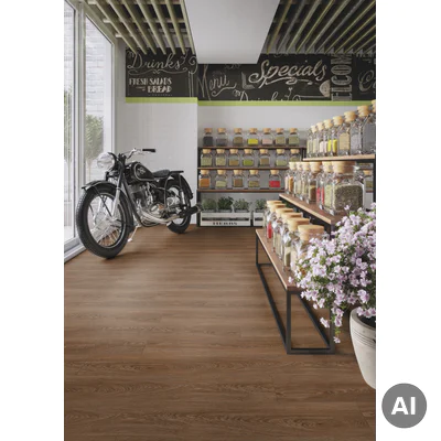 Panele winylowe SPC LVT Dąb Charming Brown 1280 Klasa 33 6 mm, 37801280