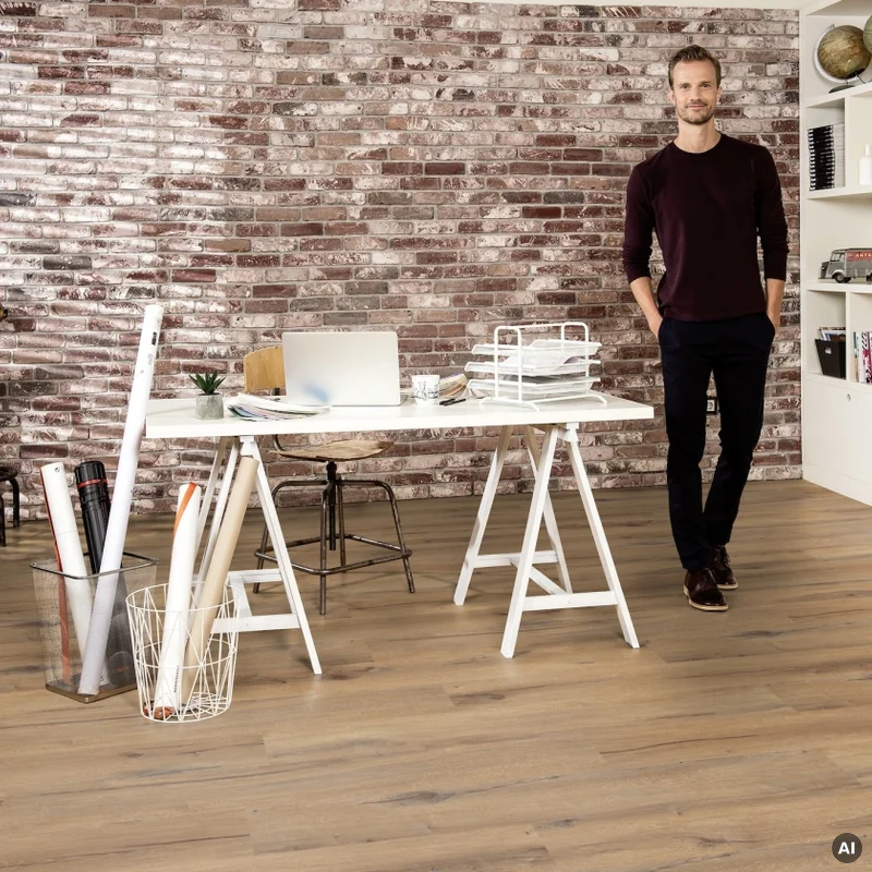 Panele winylowe SPC LVT Cedar Brown 0850 Klasa 33 6 mm, 3778