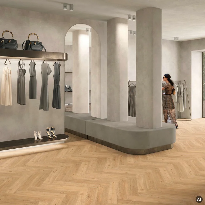 Panele winylowe SPC LVT Ballerina Herringbone 0347 Klasa 33