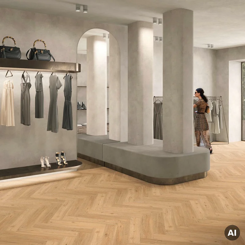 Panele winylowe SPC LVT Ballerina Herringbone 0347 Klasa 33