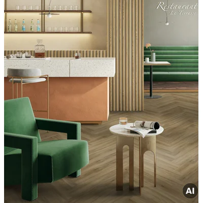 Panele winylowe SPC LVT Quartet Herringbone 6 mm Klasa 33, 37970503