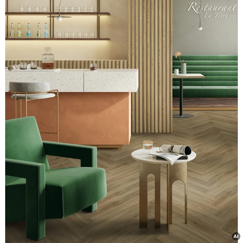 Panele winylowe SPC LVT Quartet Herringbone 0503 Klasa 33 6