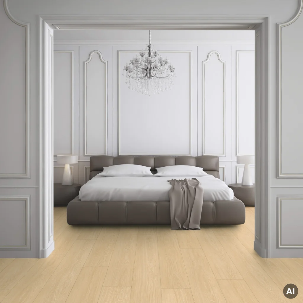 Panele winylowe SPC LVT Dąb Lounge Beige 6 mm Klasa 33, 37851272, Podłoga winylowa, Creation 55 Rigid Acoustic 19 dB, Gerflor