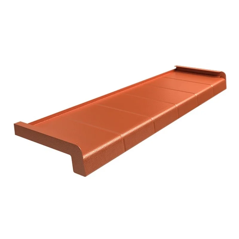 Parapet zewnętrzny Alupłytka 100-400mm Cegła, 800.CEG.100