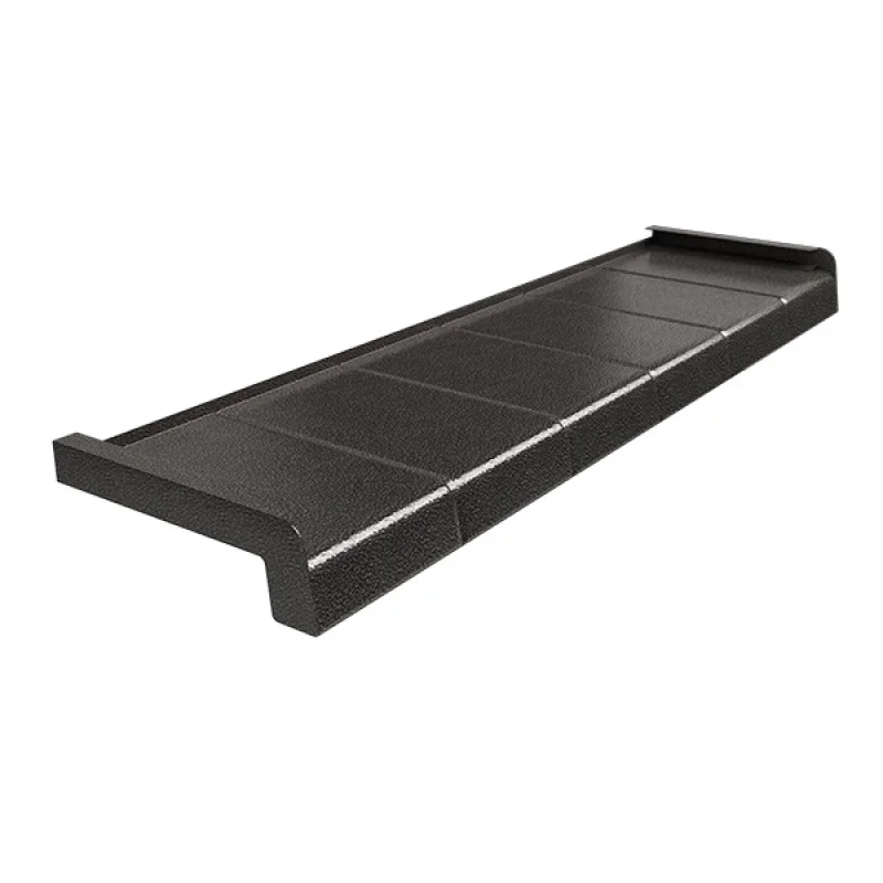 Parapet zewnętrzny Alupłytka 100-400mm Antracyt Antyczny, 