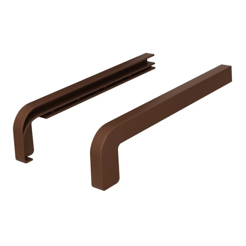 Zakończenia ORZECH 300mm do parapetu zewnętrznego Standard