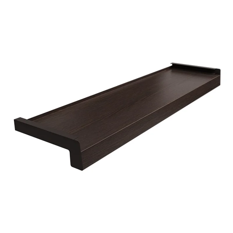 Parapet zewnętrzny stalowy Standard 100-400mm Wenge, 800.WE