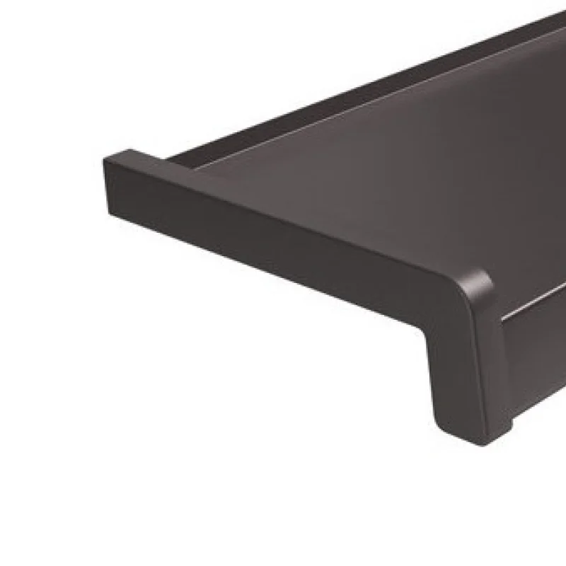 Zakończenia BRĄZOWE RAL 8019 400mm do parapetu zewnętrzne