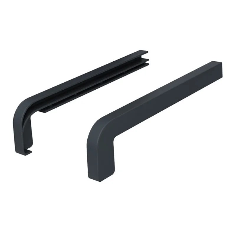 Zakończenia ANTRACYT RAL 7016 400mm do parapetu zewnętrzne
