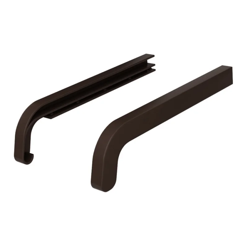 Zakończenia WENGE 350mm do parapetu zewnętrznego Softline,