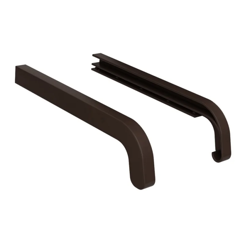 Zakończenia WENGE 350mm do parapetu zewnętrznego Softline,