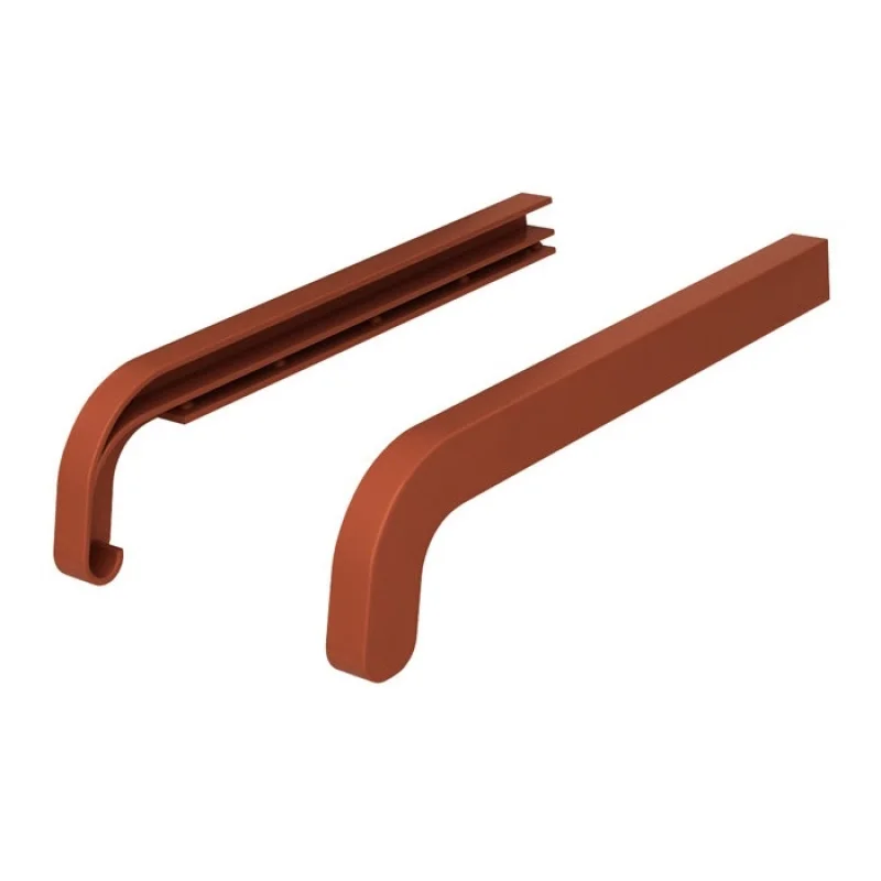 Zakończenia CEGŁA RAL 8004 350mm do parapetu zewnętrznego