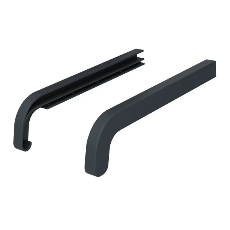 Zakończenia ANTRACYT RAL 7016 350mm do parapetu zewnętrzne