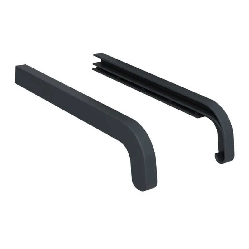 Zakończenia ANTRACYT RAL 7016 350mm do parapetu zewnętrzne