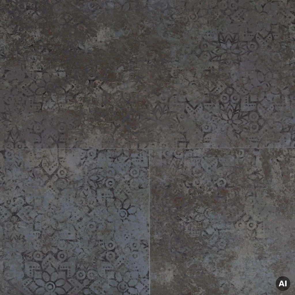 Panele winylowe LVT Sanio Vintage Brown Kamień ciemny 51118 3.2 mm Klasa 34 TAK, Podłoga winylowa, Ceramin, Classen