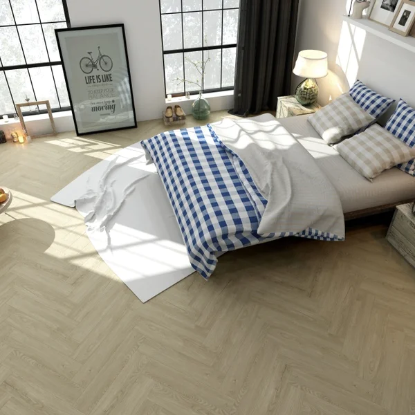 Panele winylowe SPC LVT Jodełka Grand Palace Jasny 4.5 mm K
