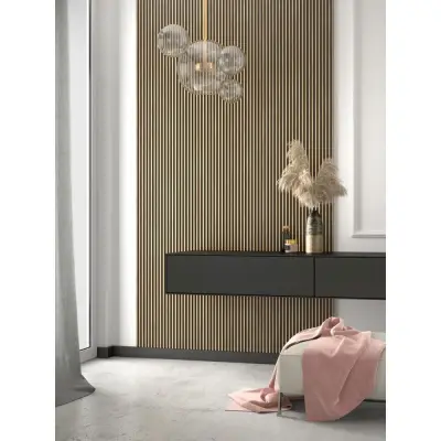 Zakończenie lameli Lamele S Stretto Listwa Lewa Dąb Jasny L0102L