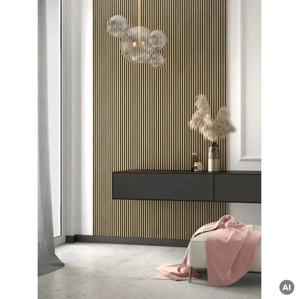 Zakończenie lameli Lamele S Stretto Listwa Prawa Dąb Naturalny L0105R, Zakończenia do lameli, Lamele Mardom Decor Akcesoria, Mardom Decor
