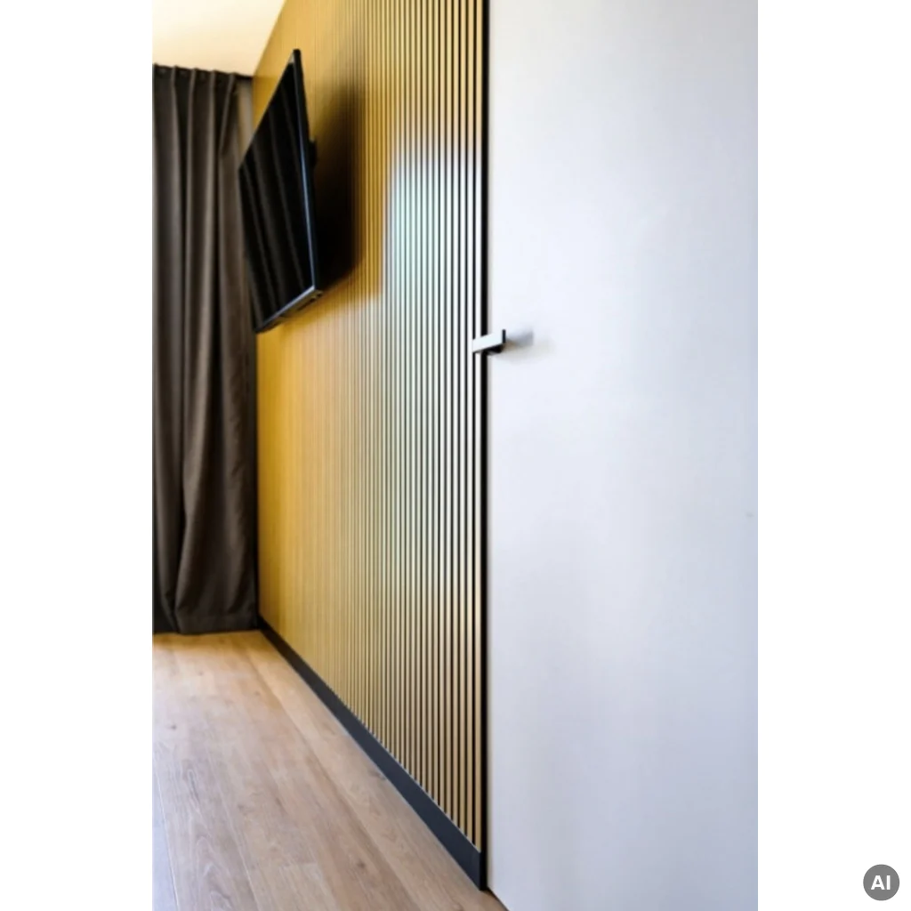 Zakończenie lameli Lamele M Medio Listwa Prawa Dąb Naturalny L0205R, Zakończenie lameli, Lamele Mardom Decor Akcesoria, Mardom Decor