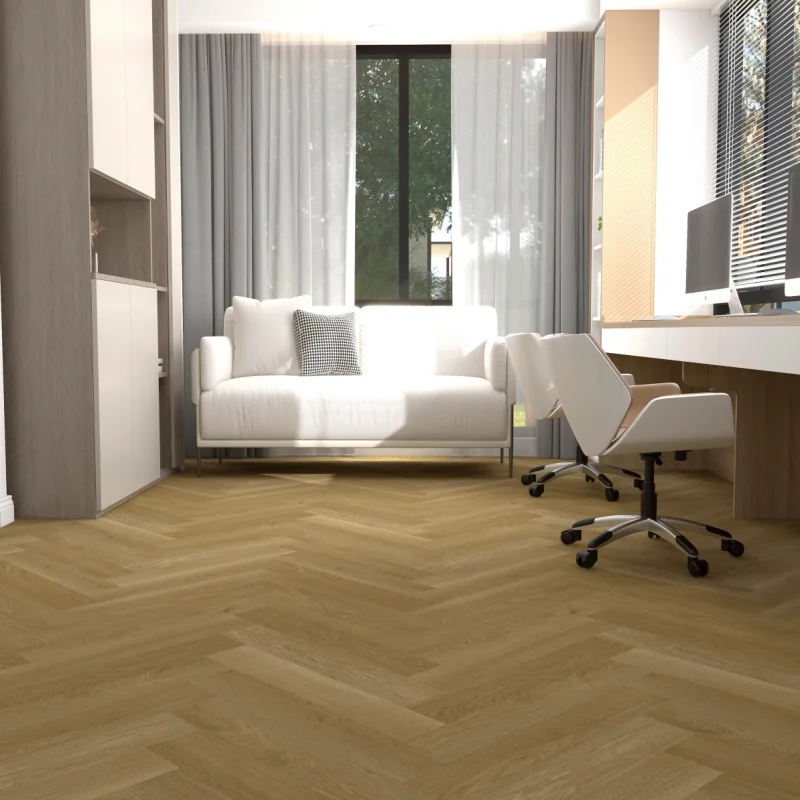 Panele winylowe ze zintegrowanym podkładem Jodełka Brittan