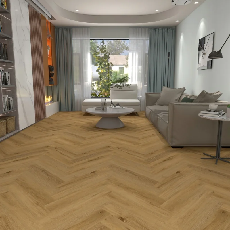 Panele winylowe ze zintegrowanym podkładem Jodełka  Corsic