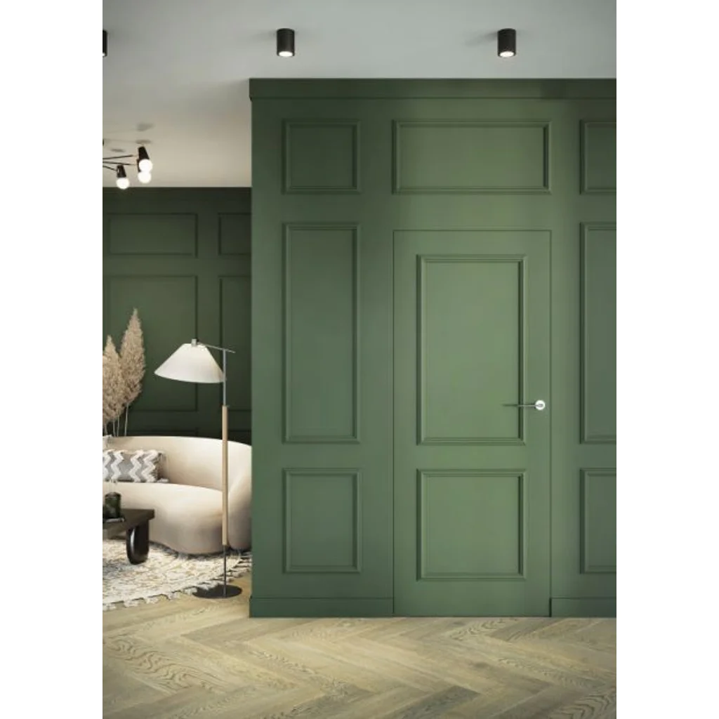 Drzwi ukryte PORTA HIDE Bezprzylgowe (otwierane na zewnątrz) Lewe 80cm  płyta, SPA1110L08LBP0A7V0O000, Drzwi wewnętrzne, PORTA HIDE, PORTA