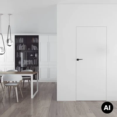 Drzwi Sara Eco 2 bezprzylgowe ukryte prawe 60 cm, 5901316084584
