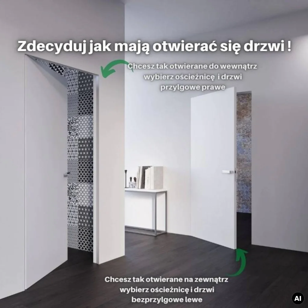 Drzwi Sara Eco 2 bezprzylgowe ukryte lewe 60 cm, 5901316084614, Drzwi wewnętrzne, Sara Eco 2, DRE