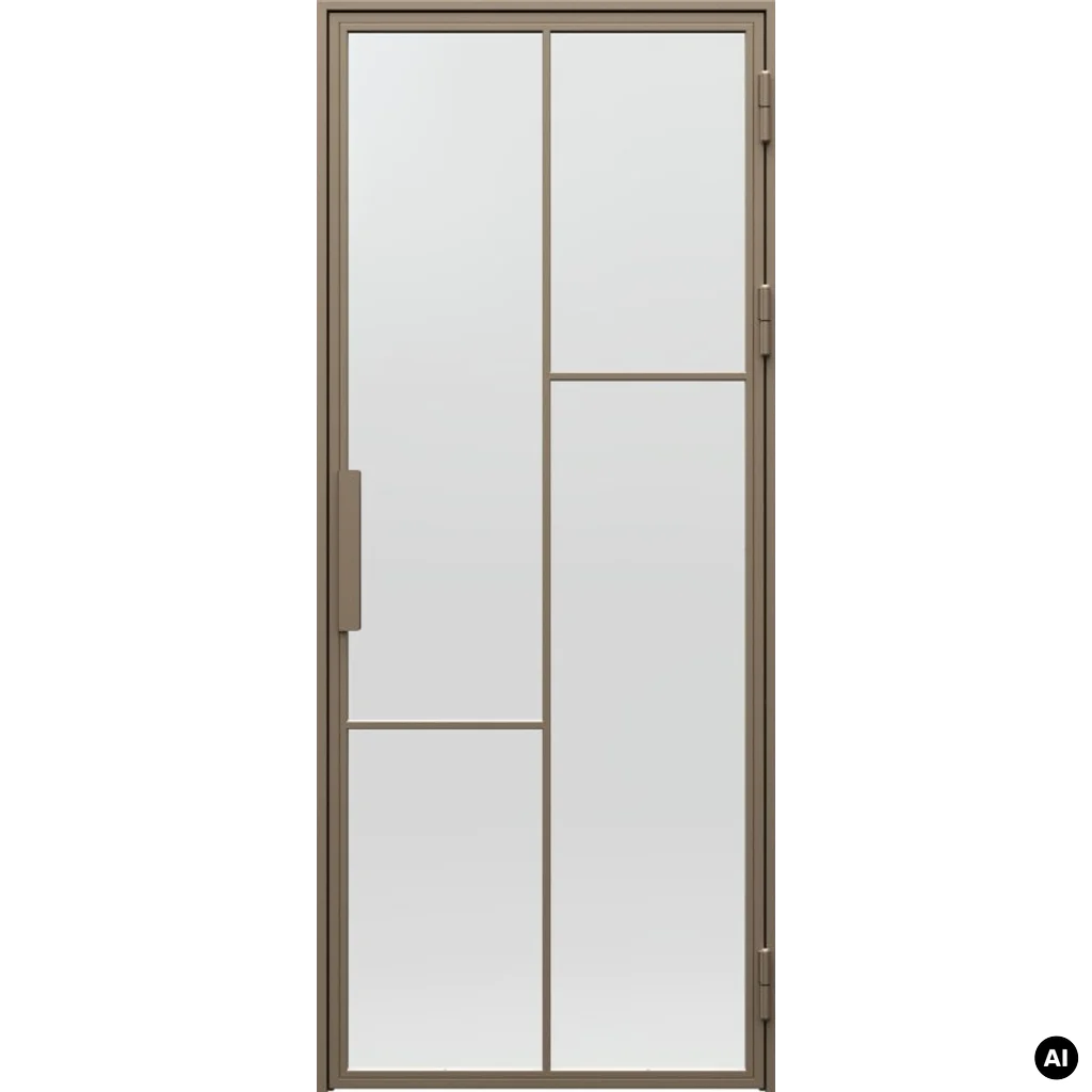 Drzwi Model 3, Drzwi wewnętrzne, PORTA LOFT STALOWE, PORTA