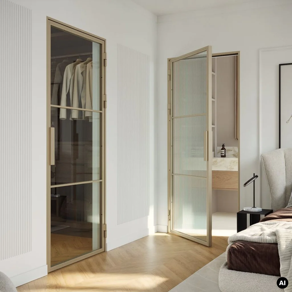 Drzwi Model 3, Drzwi wewnętrzne, PORTA LOFT STALOWE, PORTA