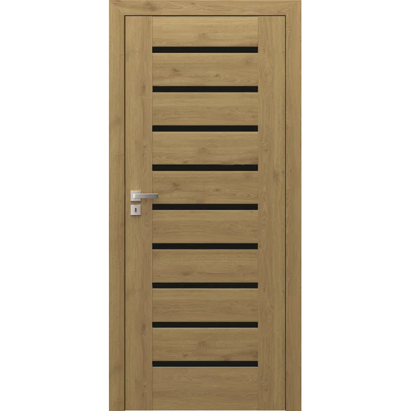 Drzwi Porta KONCEPT model A.9 z czarną szybą
