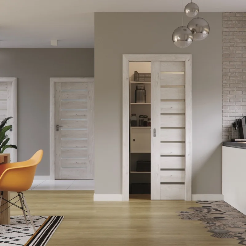 Drzwi Porta KONCEPT model A.9 z czarną szybą - 3