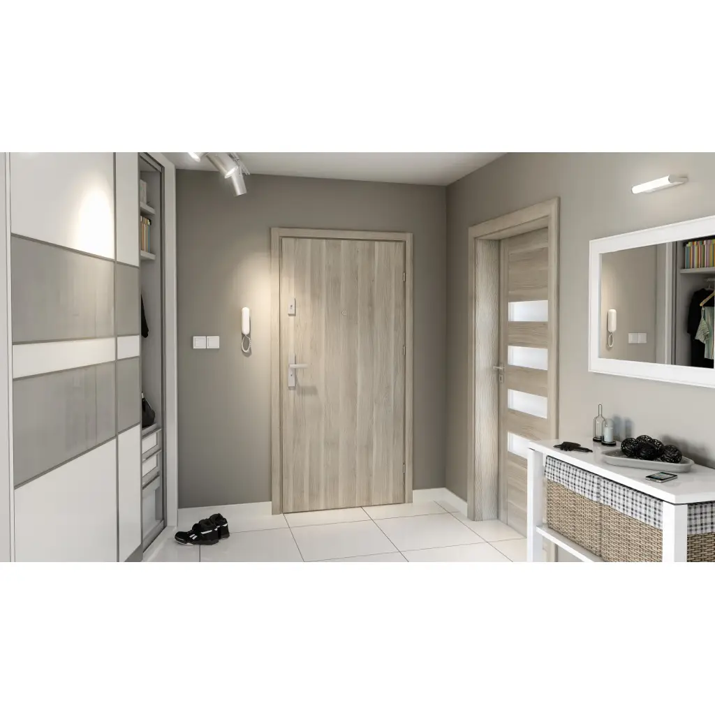 Drzwi Wejściowe AGAT Intarsje 9, Drzwi wejściowe, AGAT, PORTA