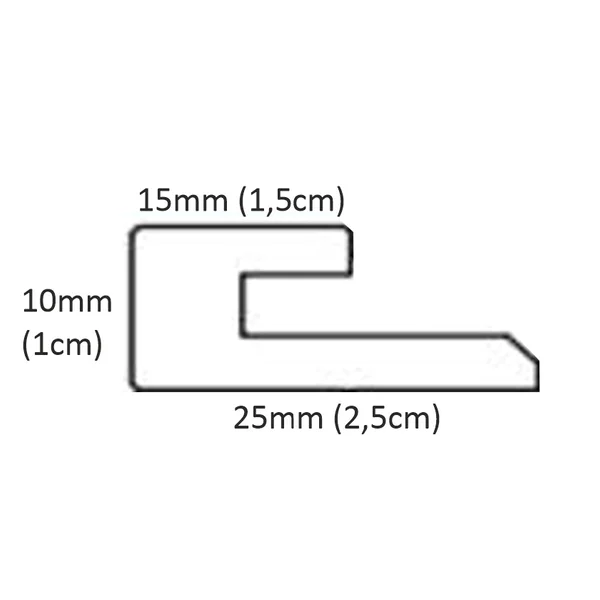 Listwa startowa Dąb naturalny Teak Lewa S, 120038283 - 2