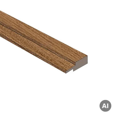 Listwa zakończeniowa Dąb naturalny Teak Prawa S, 120038285