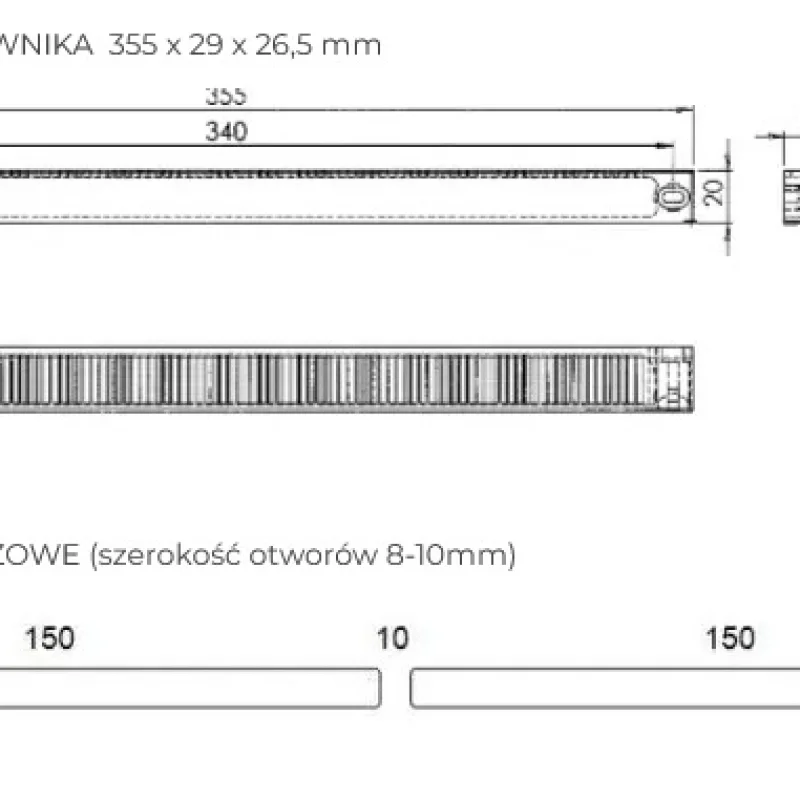 Nawiewnik Zefir MIX Antracyt Biały, NAW ZEFIR MIX A/B - 3