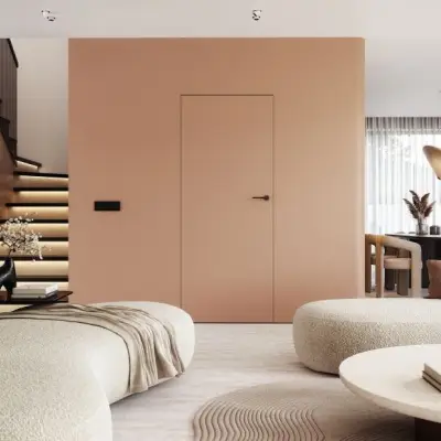 Ościeżnica do drzwi ukryte Porta Hide Odwrotna przylga (otwierane do wewnątrz) Prawa 90cm, OPP100LP090000AN300000