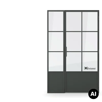 Drzwi z naświetlem Barcelona